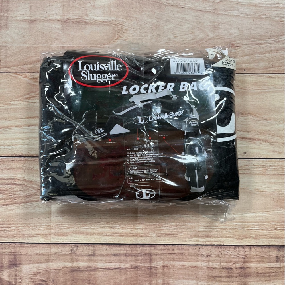 NEW Louisville Slugger Locker‎ Bag Black Baseball Softball New In Package